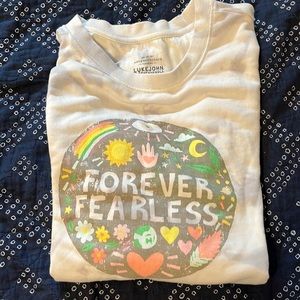 anthropologie short sleeve sweatshirt